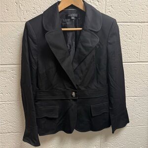 Anne Klein Suit Petite Black Blazer size 10P